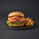 Burger crevettes La Cabane